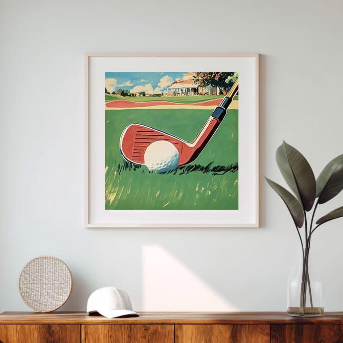 7 Iron – Golf Art Studios