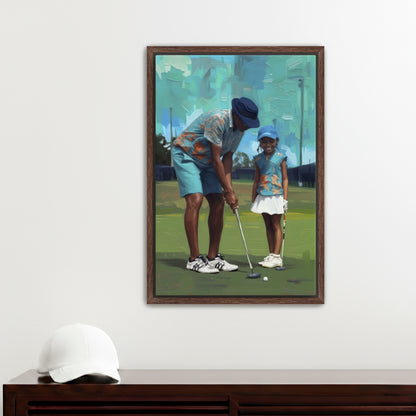 Side by Side  Placeholder AR 2x3 Framed Canvas Espresso 16x24