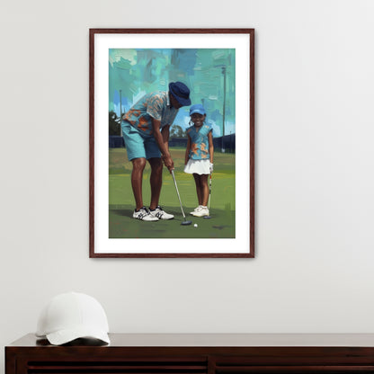 Side by Side  Placeholder AR 2x3 Framed Paper Espresso 16x24