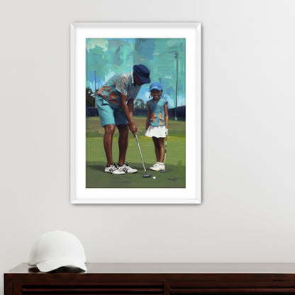 Side by Side  Placeholder AR 2x3 Framed Paper White 16x24